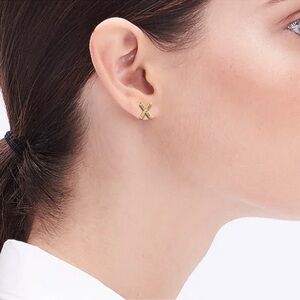 Boutique | Earrings | X with Crystals Earrings